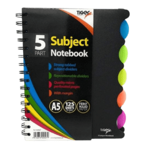 A5 Project Book 5 Subjects Twinwire