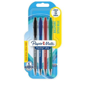 Paper Mate Grip Ultra Retractable Ballpoint Pen (4-Pack)