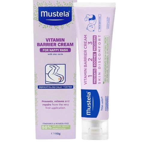 Mustela Vitamin Barrier 1 2 3 Cream 100ml, (Pack of 1)